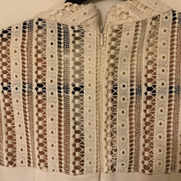 French Connection Dress - Size 4 - EUC - worn once - Cream and black - Picture 5 of 6